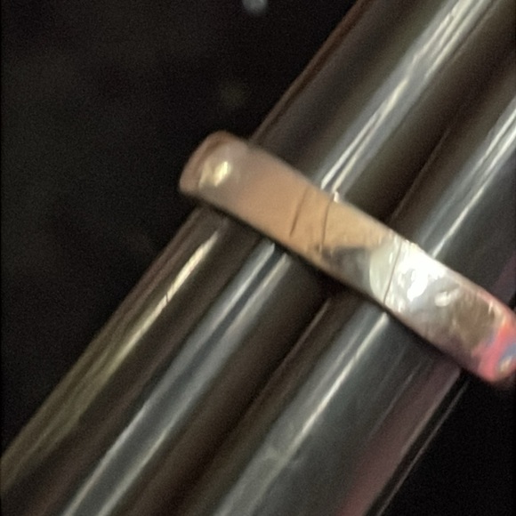 Sterling silver ring with glass stone size 6.1 - Picture 4 of 6